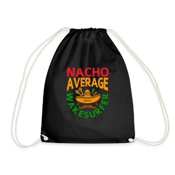 Nacho Average Wakesurfer Cinco de Mayo Mexicain - Sac de sport léger - noir - Devant