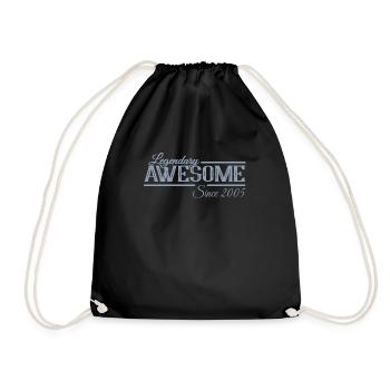 Légendaire Génial Millésime 2005 - Sac de sport léger - noir - Devant