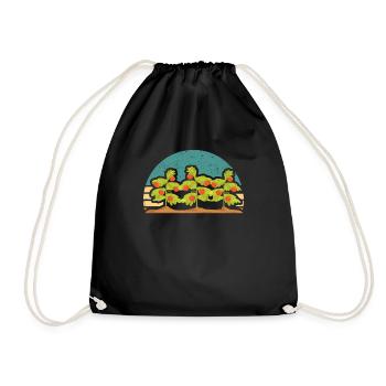 Tomate Plant Hobby Funny Jardinage Légumes - Sac de sport léger - noir - Devant