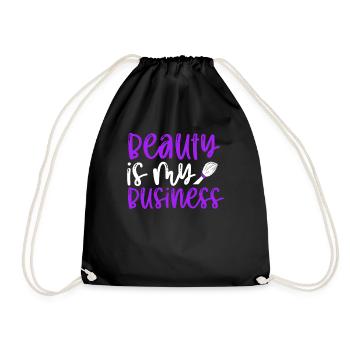 La beauté est mon affaire - Sac de sport léger - noir - Devant