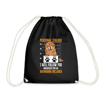 Chow Chow Chien - Sac de sport léger - noir - Devant