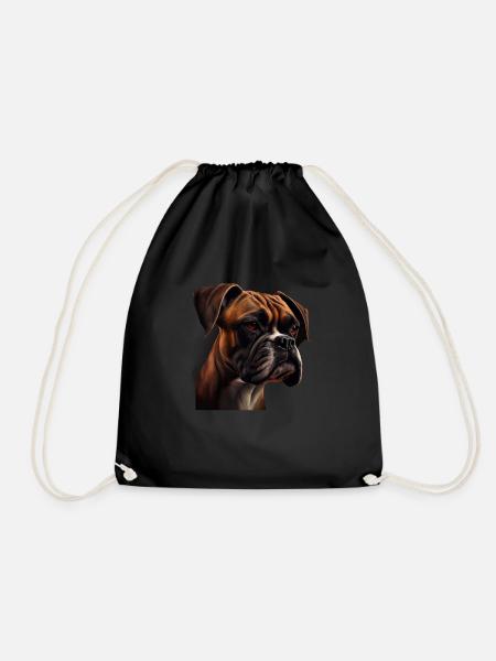 Boxer Dog Owner Dog Dogs Dog Breed Boxer - Sac de sport léger - noir