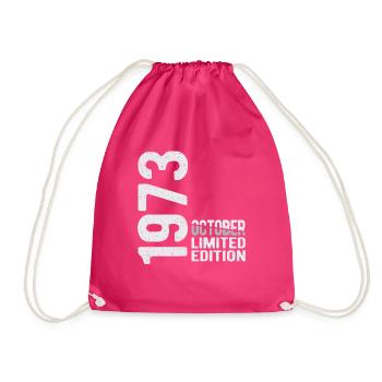 Octobre 1973 édition limitée Année de naissance - Sac de sport léger - fuchsia - Devant
