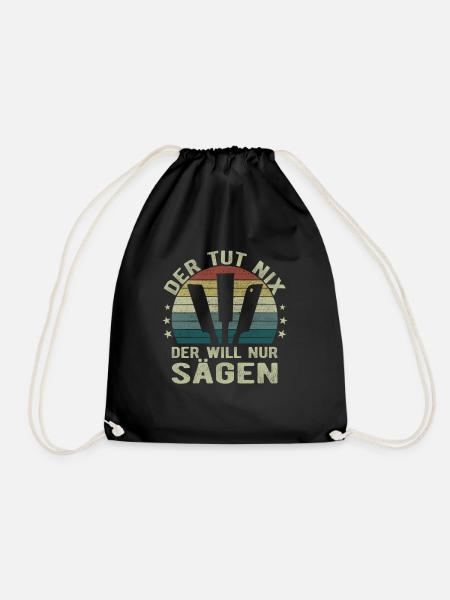 Japansäge Japanische Säge Kataba Ryobi Duzoki - Turnbeutel - Schwarz