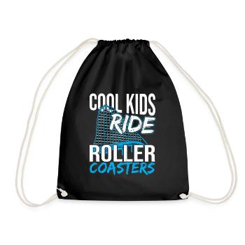 Parc à thème Parc d’attractions Boy Cool Kids Ride Reel - Sac de sport léger - noir - Devant