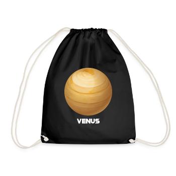 Venus - Turnbeutel - Schwarz - Vorne