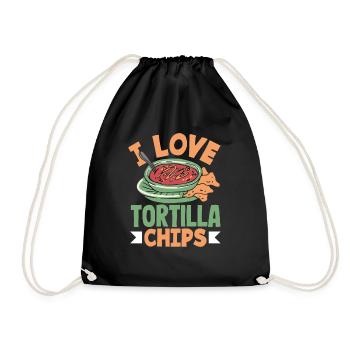 Taco Design for a Mexican Food Lover with Spanish - Drawstring Bag - black - Front