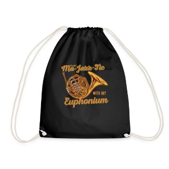 Playing Euphonium - Baryton Tuba Brass Jazz - Sac de sport léger - noir - Devant