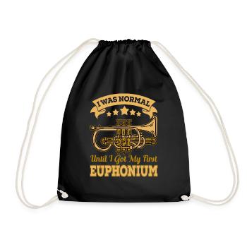 Playing Euphonium - Baryton Tuba Brass Jazz - Sac de sport léger - noir - Devant