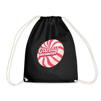 Candy Security - Drawstring Bag - black - Front