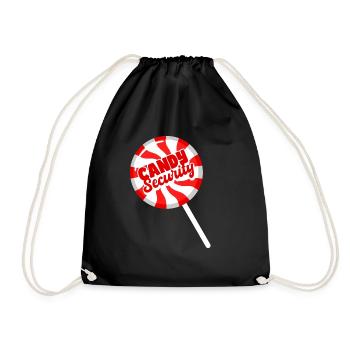 Candy Security - Drawstring Bag - black - Front