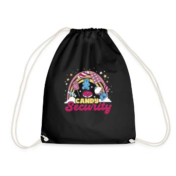 Candy Security - Drawstring Bag - black - Front
