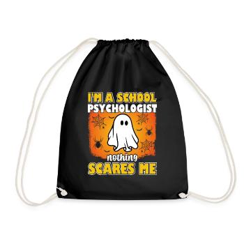 Je suis psychologue scolaire psychologie - Sac de sport léger - noir - Devant