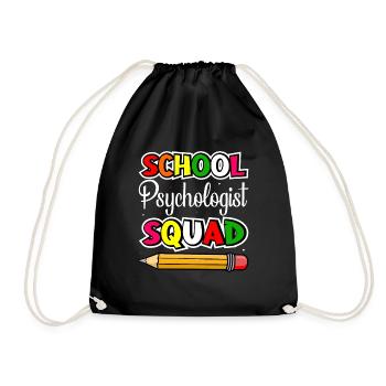 Escouade de psychologues scolaires Professeurs de psychologie Étudiants - Sac de sport léger - noir - Devant