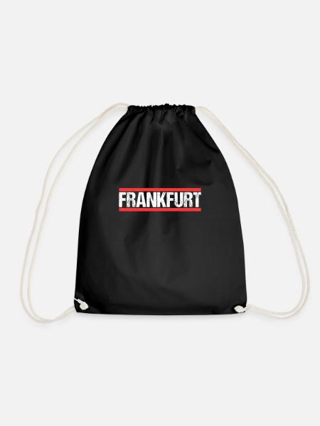 Frankfurterin Frankfurter Frankfurt - Turnbeutel - Schwarz