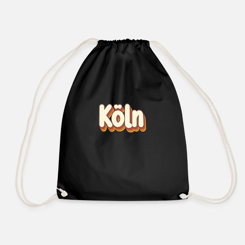 Kölnerin Kölner Köln - Turnbeutel - Schwarz