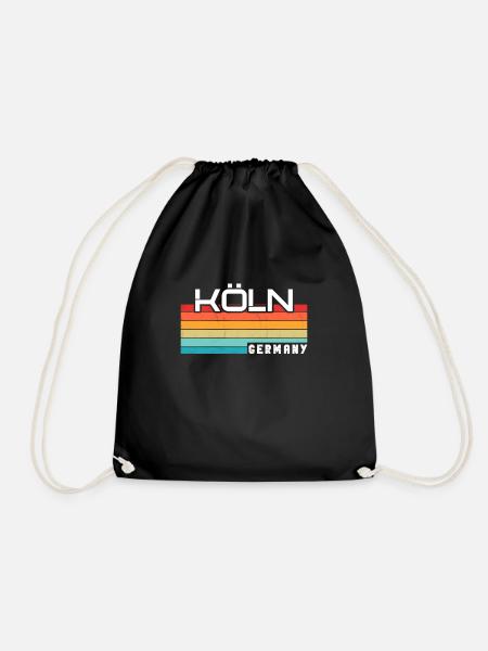 Kölnerin Kölner Köln - Turnbeutel - Schwarz