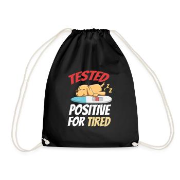 Sleeping Sweet Gift - Drawstring Bag - black - Front