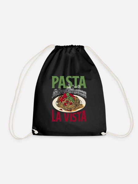 Pasta la vista - Turnbeutel - Schwarz
