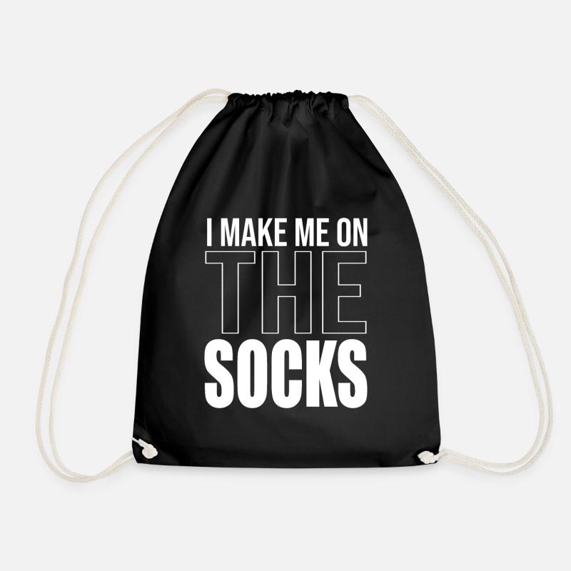 I make me on the Socks - Turnbeutel - Schwarz