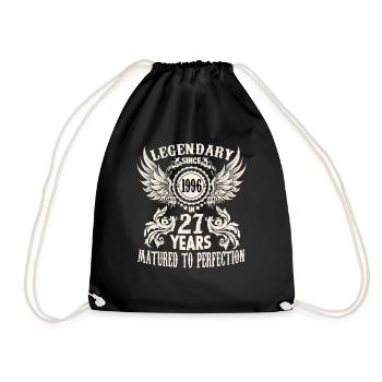 Drôle de chemise d’anniversaire pour un dicton de 27 ans - Sac de sport léger - noir - Devant