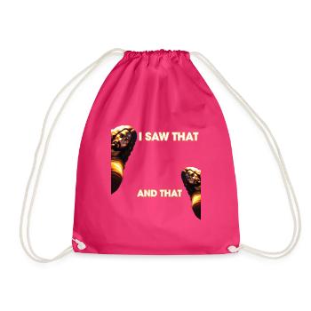 Drôle de Dieu Citation chrétienne I Jésus Meme J’ai vu ça - Sac de sport léger - fuchsia - Devant