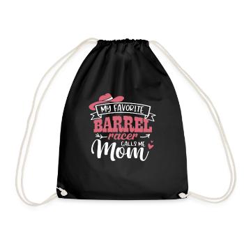 Mon événement de rodéo de baril préféré de maman rodéo Barrel Ra - Sac de sport léger - noir - Devant