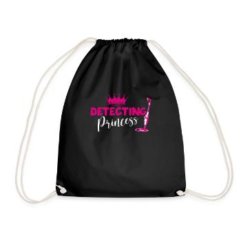 Détectez les reliques du détecteur de métaux Princess - Sac de sport léger - noir - Devant