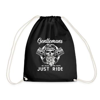 Les gentlemans ne font que rouler - Sac de sport léger - noir - Devant