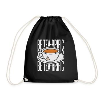 Drôle de cadeau d’amateur de thé - Sac de sport léger - noir - Devant