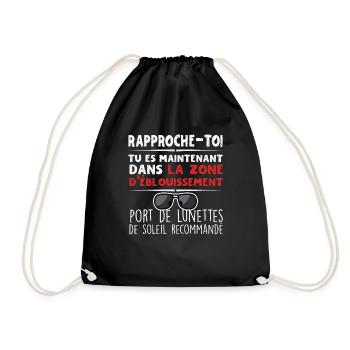 Humour Beauf - Design Amusant pour Homme - Sac de sport léger - noir - Devant