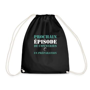 Humour Beauf - Design Amusant pour Homme - Sac de sport léger - noir - Devant