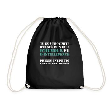 Humour Beauf - Design Amusant pour Homme - Sac de sport léger - noir - Devant