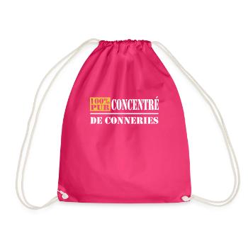 Humour Beauf - Design Amusant pour Homme - Sac de sport léger - fuchsia - Devant