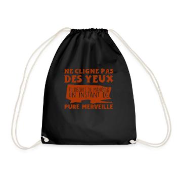 Humour Beauf - Design Amusant pour Homme - Sac de sport léger - noir - Devant