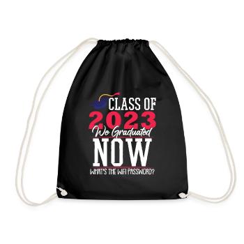 Classe de 2023 Nous avons obtenu notre diplôme maintenant - Sac de sport léger - noir - Devant