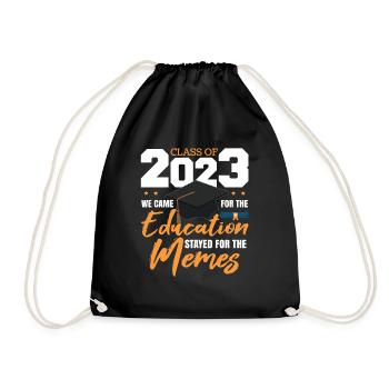 Classe de 2023 Graduation College Senior Degree - Sac de sport léger - noir - Devant