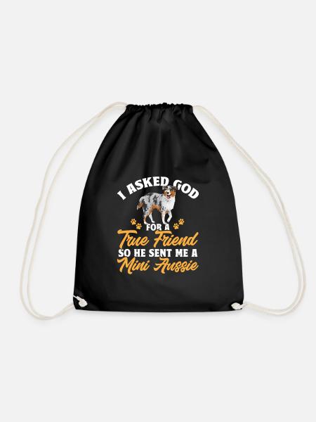 Miniature Australian Shepherd - Turnbeutel - Schwarz
