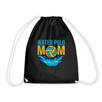 Water Polo Maman Jeu Jour Natation Équipe Maman Love Swim - Sac de sport léger - noir - Devant