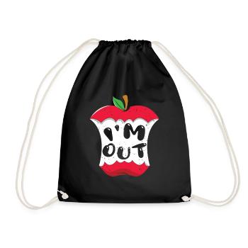 Teacher Student Bye School Out Happy Last Class - Drawstring Bag - black - Front