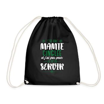Mamie Petite Fille Cadeau - Sac de sport léger - noir - Devant