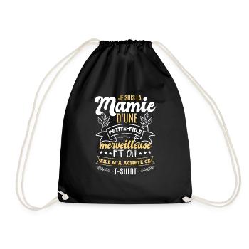 Je Suis La Mamie D'Une Petite-Fille - Sac de sport léger - noir - Devant