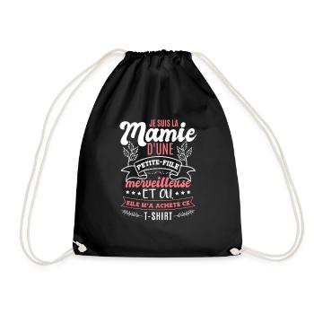 Je Suis La Mamie D'Une Petite Fille | Mamie Cadeau - Sac de sport léger - noir - Devant