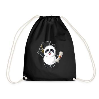 Panda Graduate Graduating 2023 Graduation - Sac de sport léger - noir - Devant