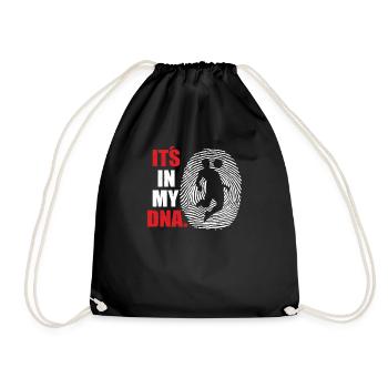 Football Accessories Gift Idea Football Fan - Drawstring Bag - black - Front