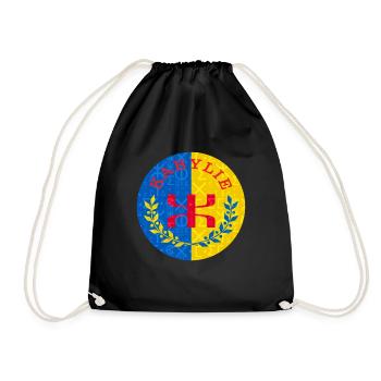 Drapeau Kabylie - écriture tifinagh - Sac de sport léger - noir - Devant