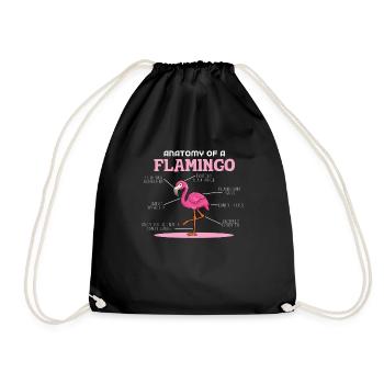 Anaotomy Of A Flamingo - Turnbeutel - Schwarz - Vorne