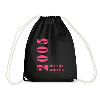 Edition limitée 2005 - Sac de sport léger - noir - Devant
