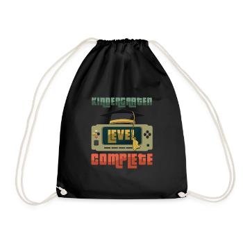 Kindergarten Graduate Graduating 2023 Gamer Game - Drawstring Bag - black - Front
