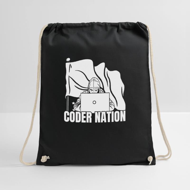 Developer Coder Programmer Drawstring Bag